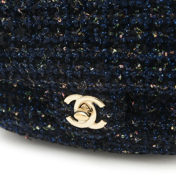 Chanel Tweed Backpack Navy - Picture 4 of 7